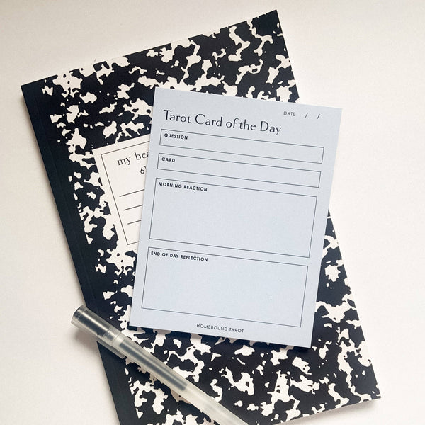 Tarot Reading Pad: Morning to Evening Reflection - DIGS