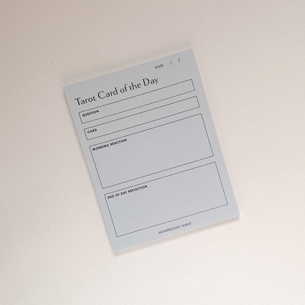 Tarot Reading Pad: Morning to Evening Reflection - DIGS