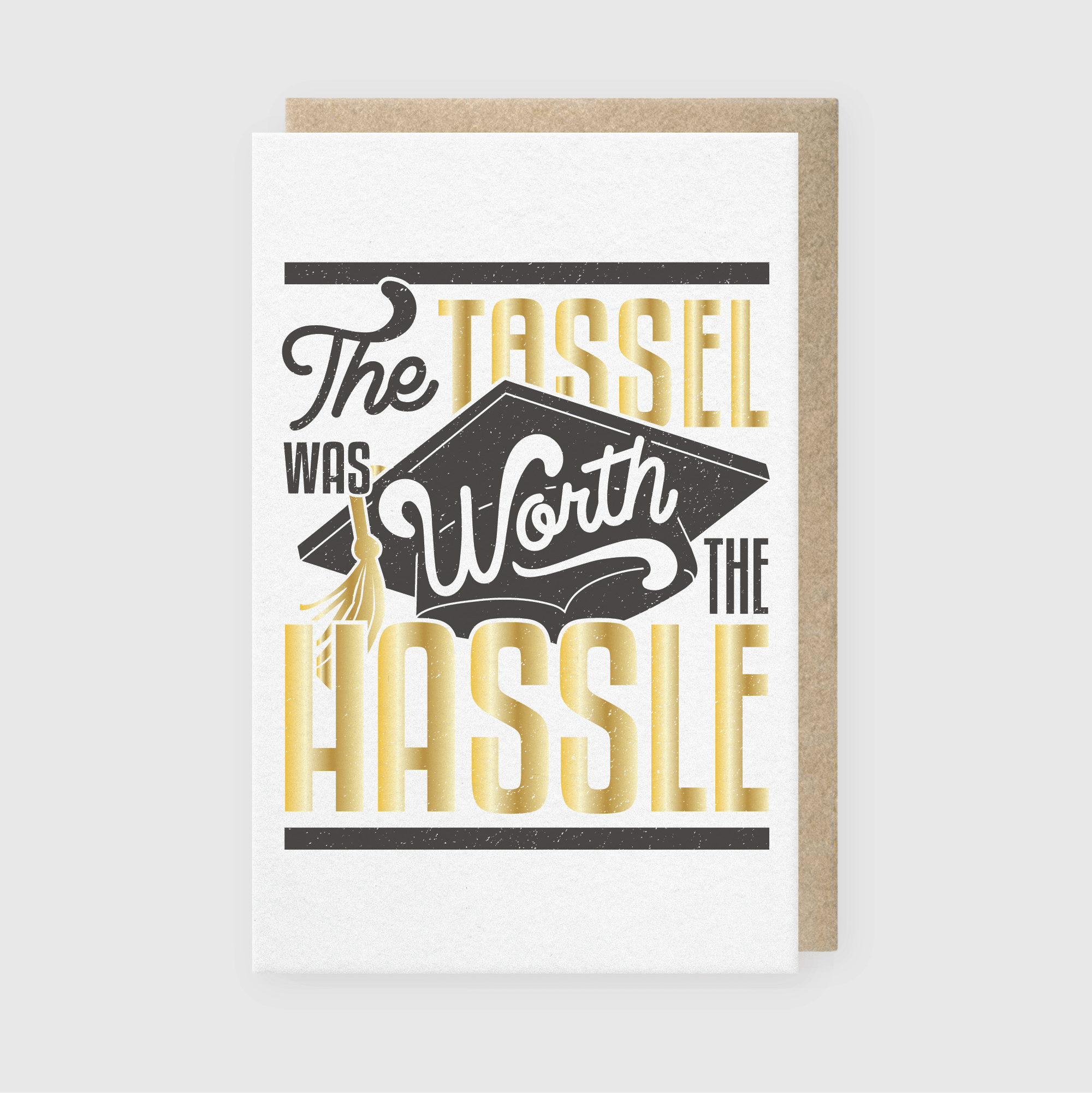 Tassel Hassle Graduation Card - DIGS