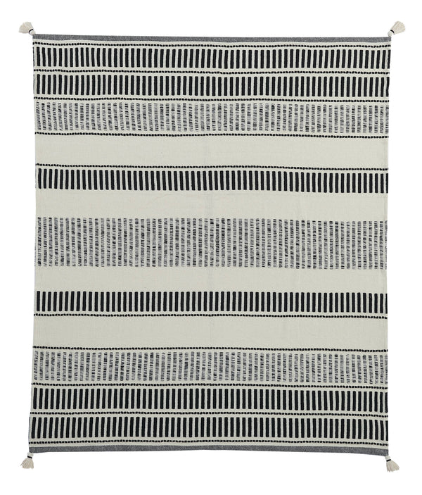 Tate Coal Striped Throw - DIGS