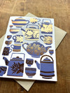 Tea Pots + Cups Card - DIGS