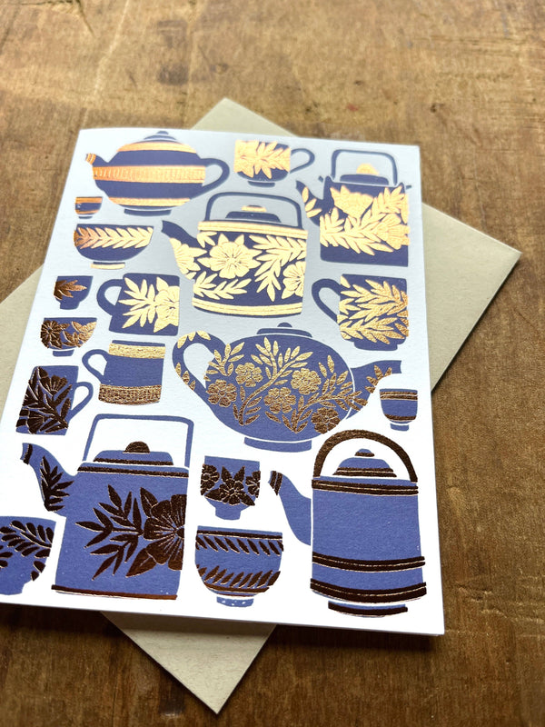 Tea Pots + Cups Card - DIGS