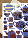 Tea Pots + Cups Card - DIGS