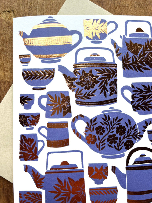 Tea Pots + Cups Card - DIGS