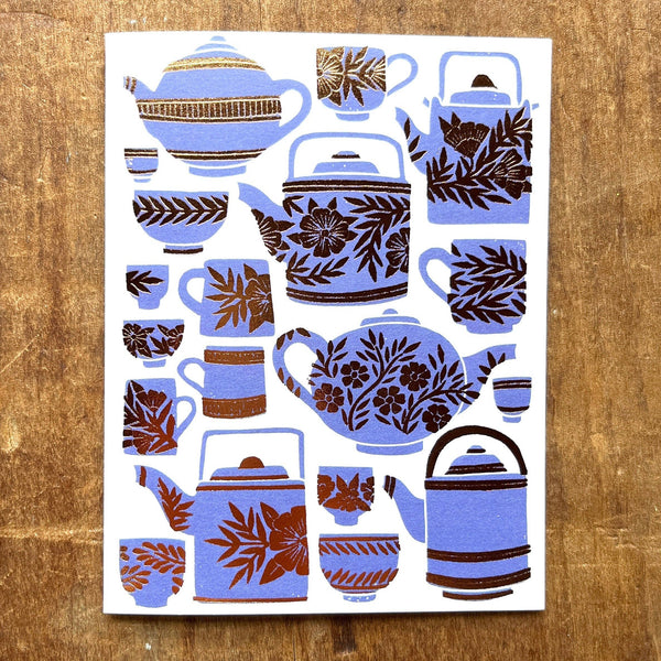 Tea Pots + Cups Card - DIGS