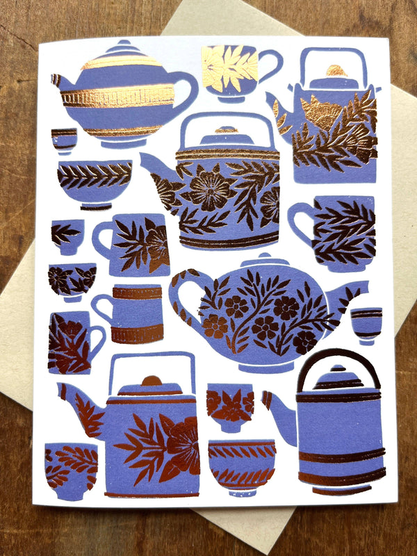 Tea Pots + Cups Card - DIGS