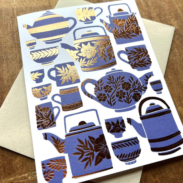 Tea Pots + Cups Card - DIGS