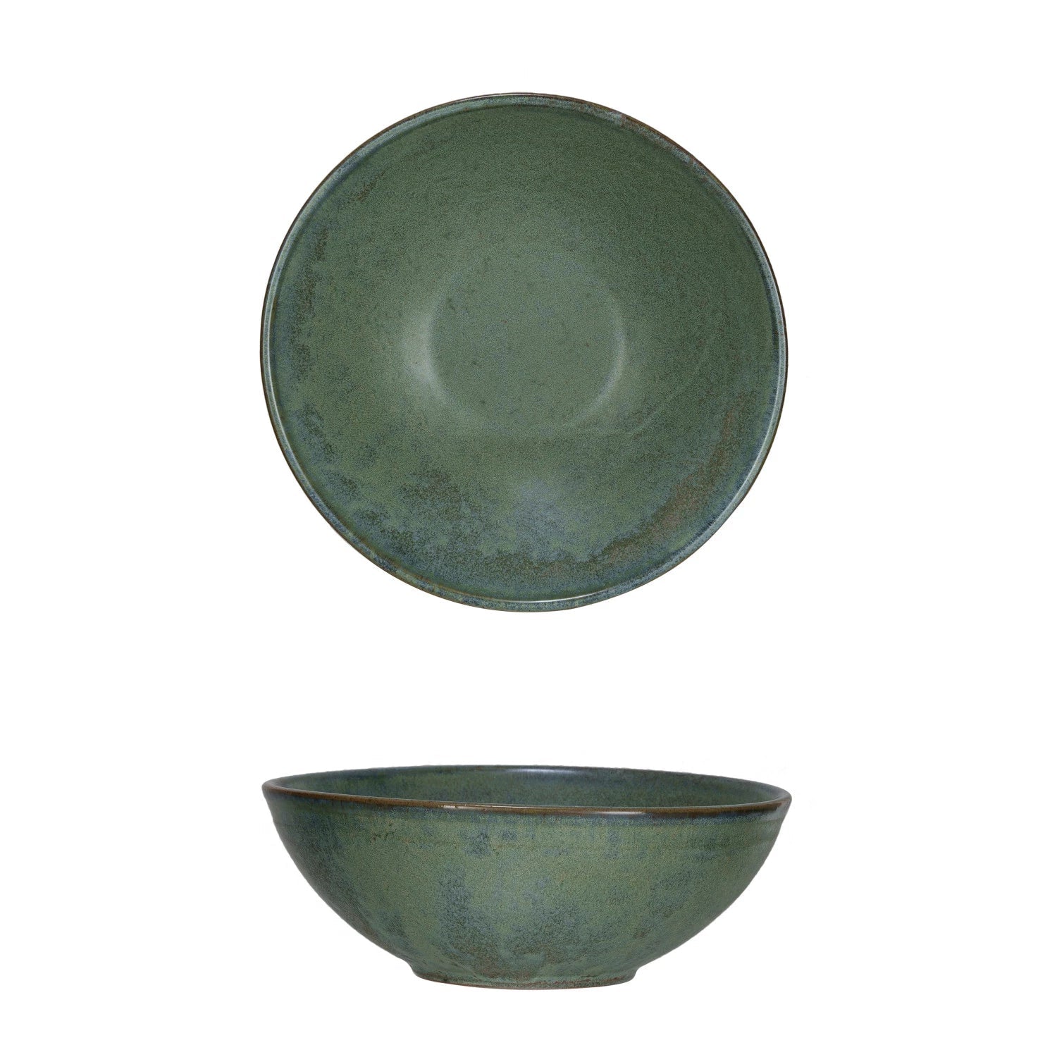 Teal Reactive Glaze Stoneware Bowl - DIGS
