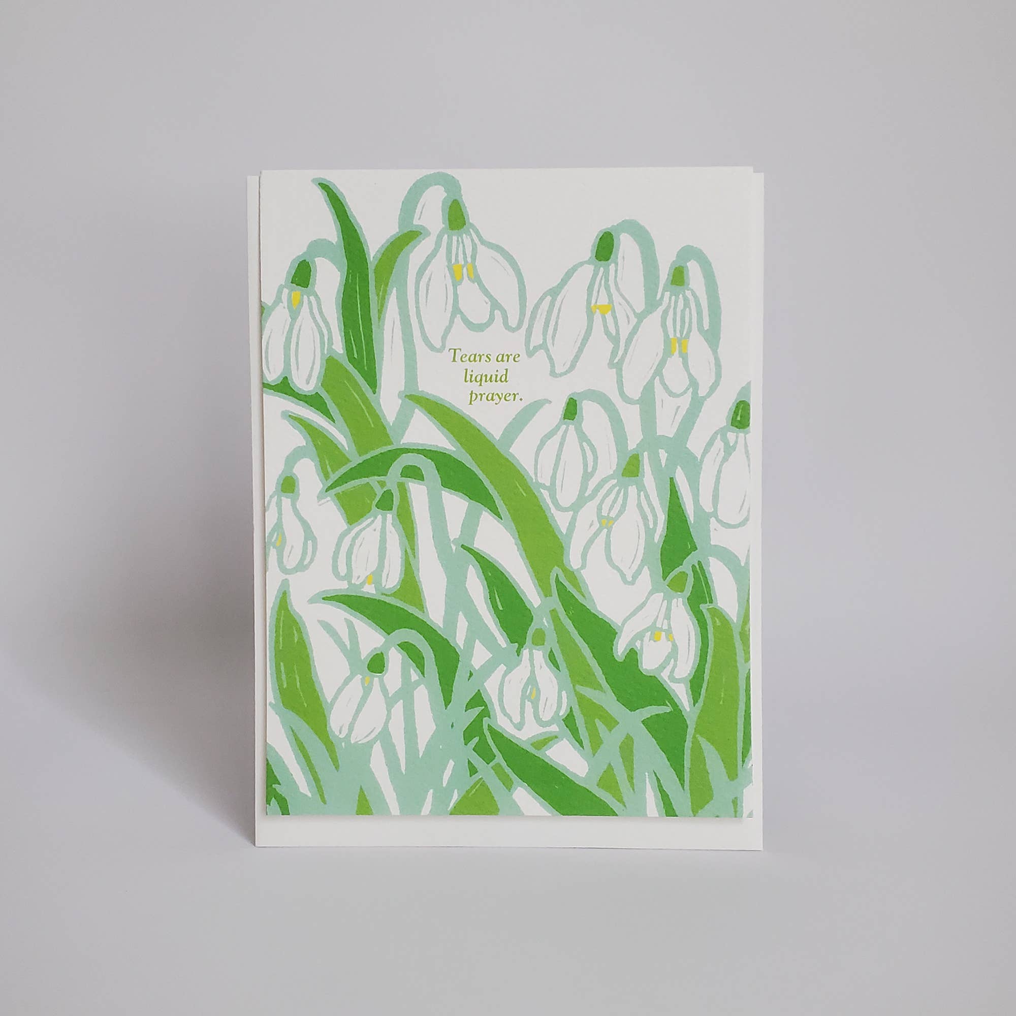 Tears Liquid Prayer Sympathy Card - DIGS