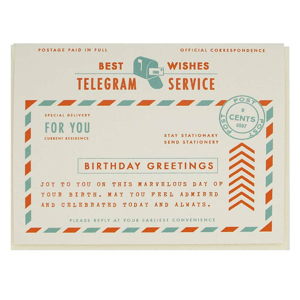 Telegram Birthday Card - DIGS