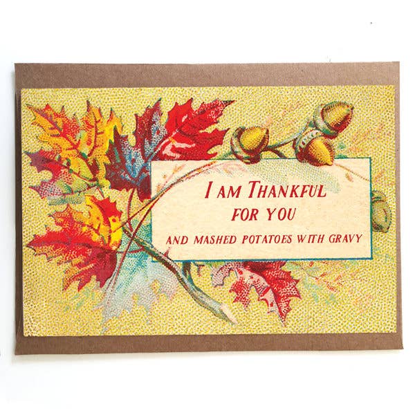 Thankful For You & Mashed Potatoes Card - DIGS