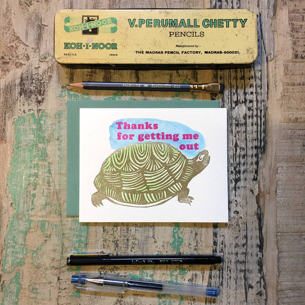 Thanks for Getting Me Turtle Card - DIGS