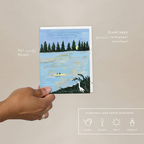 The Adventure Wedding Card - DIGS