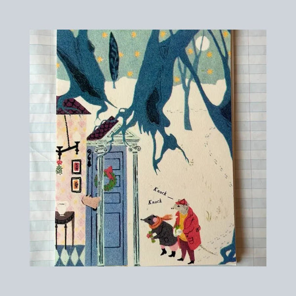 The Badger's Visit Holiday Card - DIGS