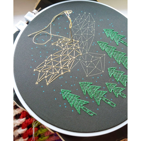 The Crow Embroidery Kit - DIGS