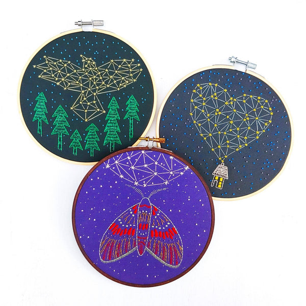 The Crow Embroidery Kit - DIGS