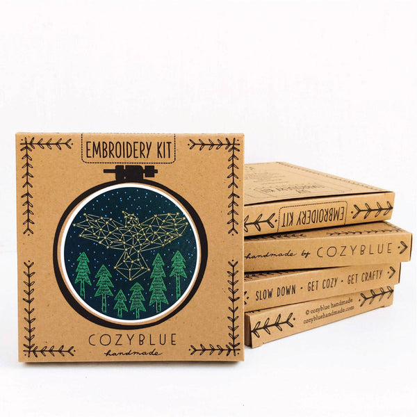 The Crow Embroidery Kit - DIGS