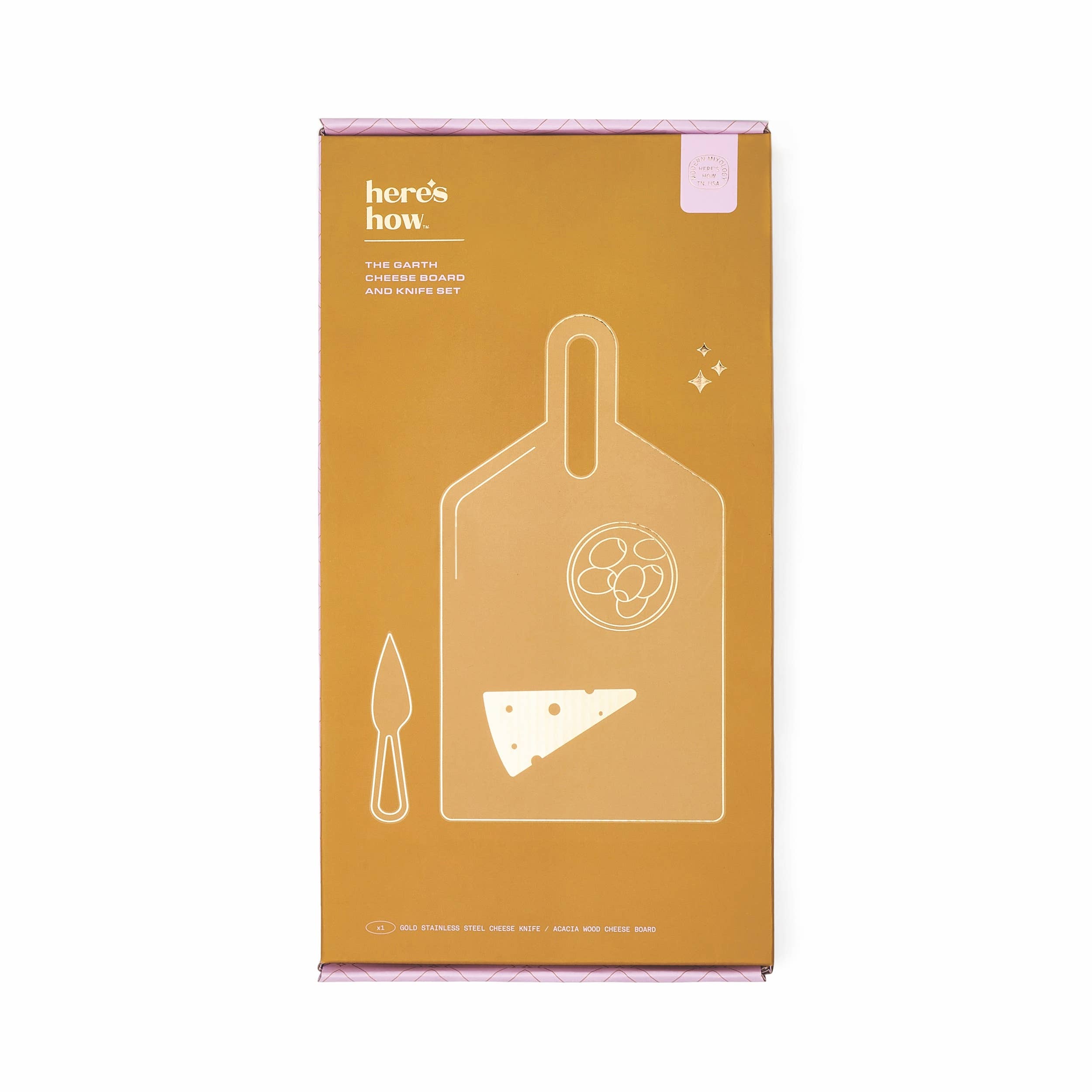 The Garth Cheese Board And Knife Set - DIGS