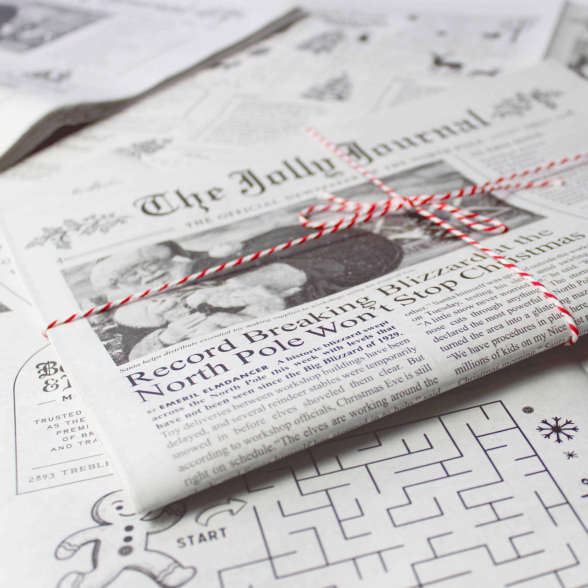 The Jolly Journal Ed.1 Newspaper Gift Wrap - DIGS