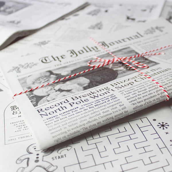 The Jolly Journal Ed.1 Newspaper Gift Wrap - DIGS