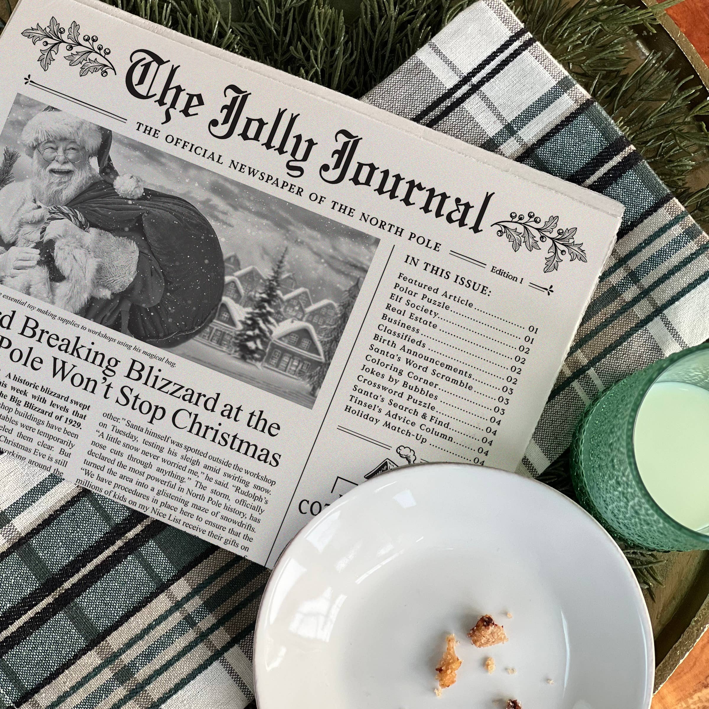 The Jolly Journal Ed.1 Newspaper Gift Wrap - DIGS