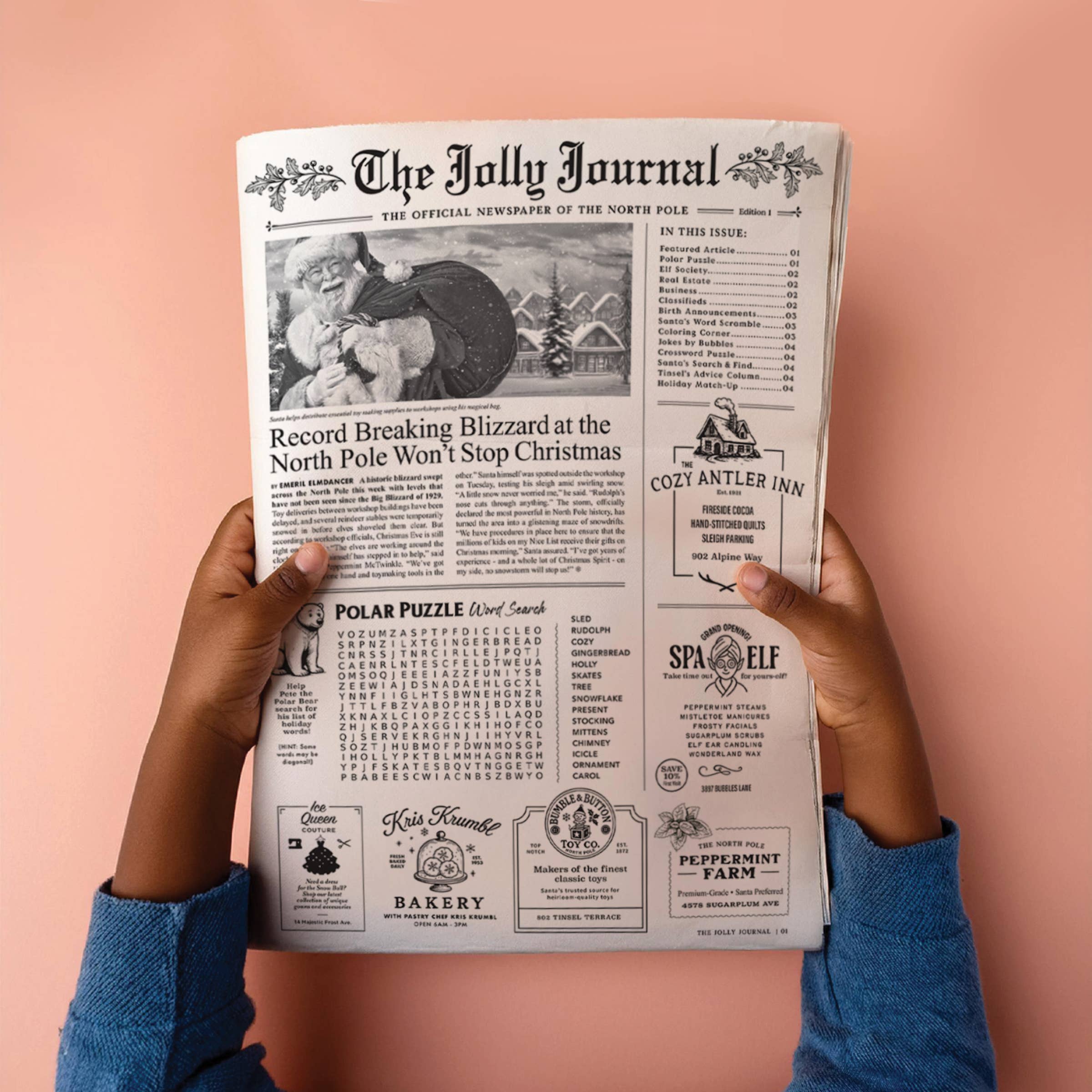 The Jolly Journal Ed.1 Newspaper Gift Wrap - DIGS