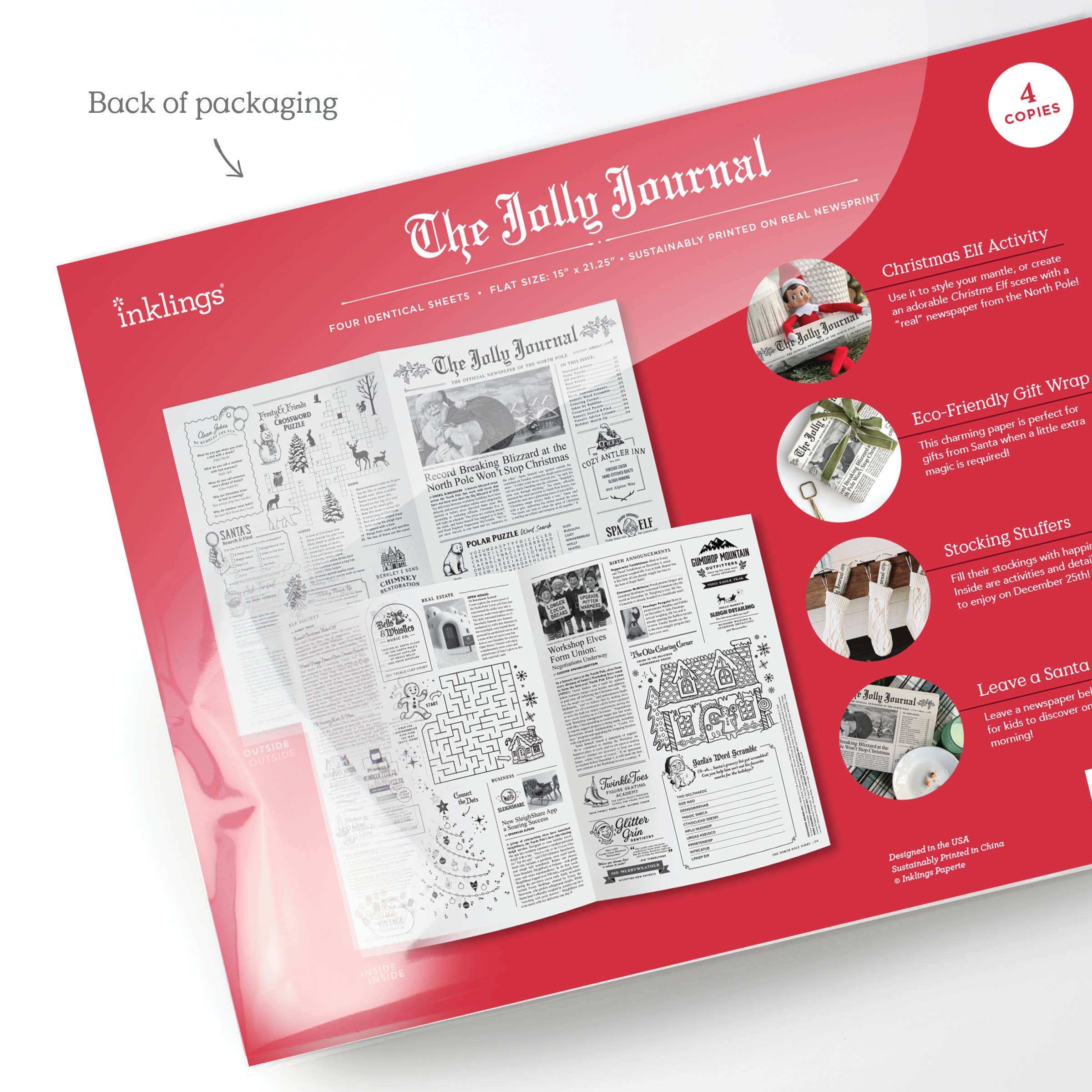 The Jolly Journal Ed.1 Newspaper Gift Wrap - DIGS