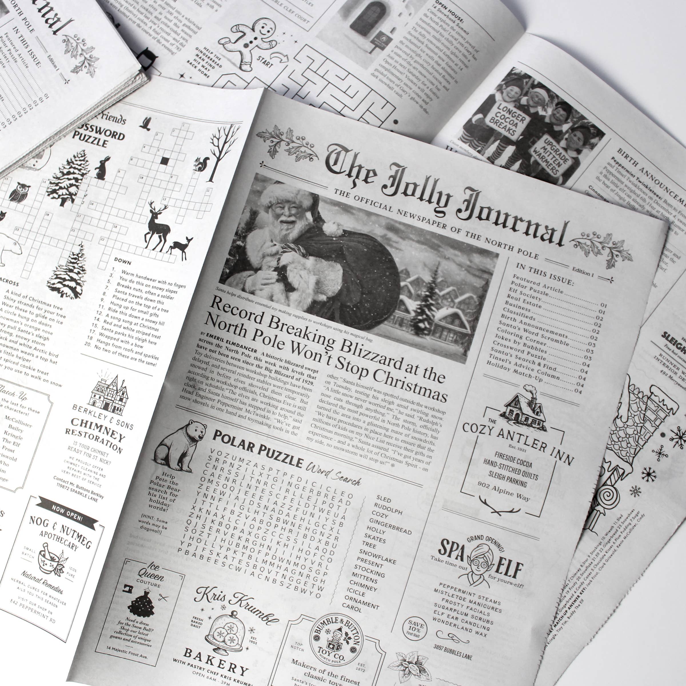 The Jolly Journal Ed.1 Newspaper Gift Wrap - DIGS