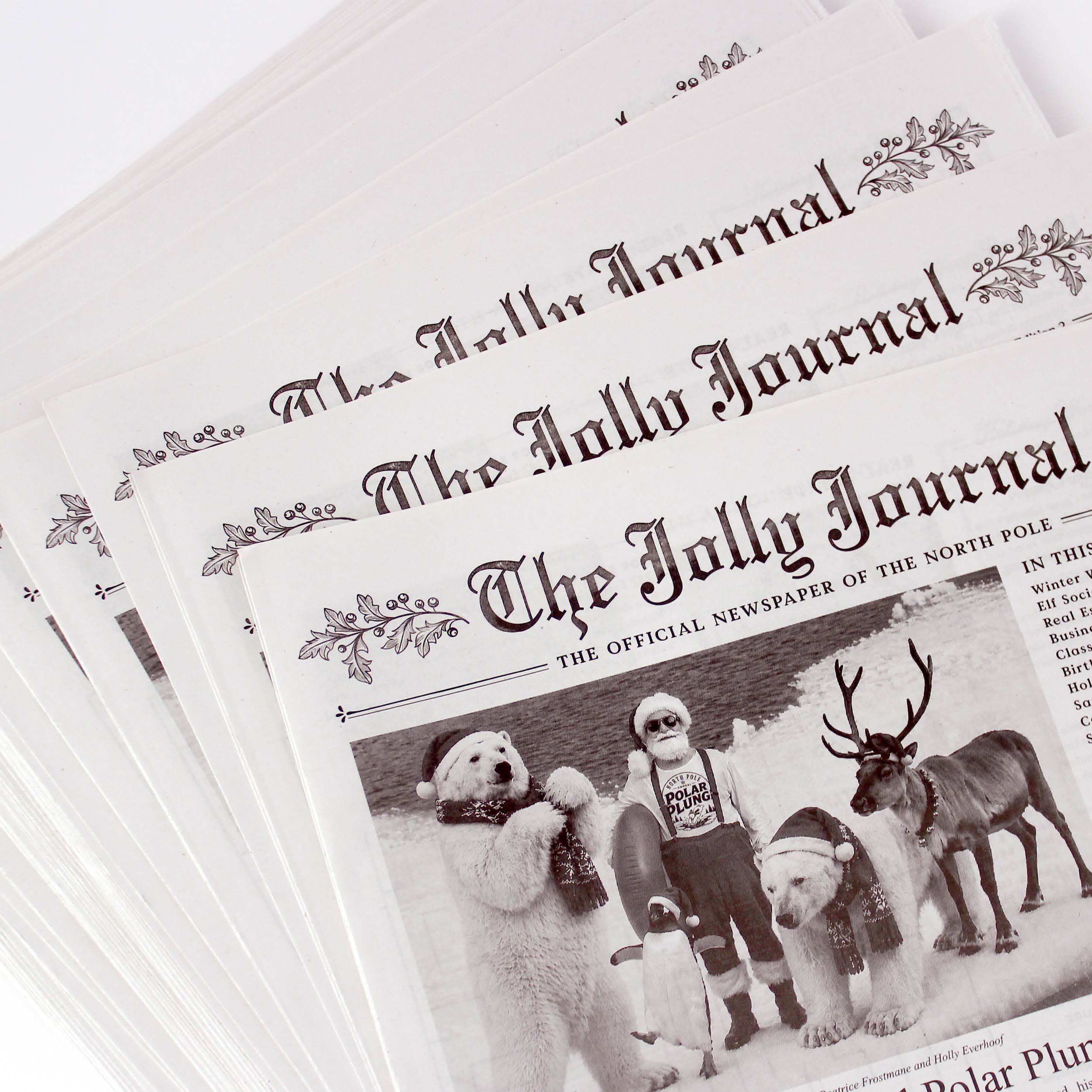 The Jolly Journal Ed.2 Newspaper Gift Wrap - DIGS