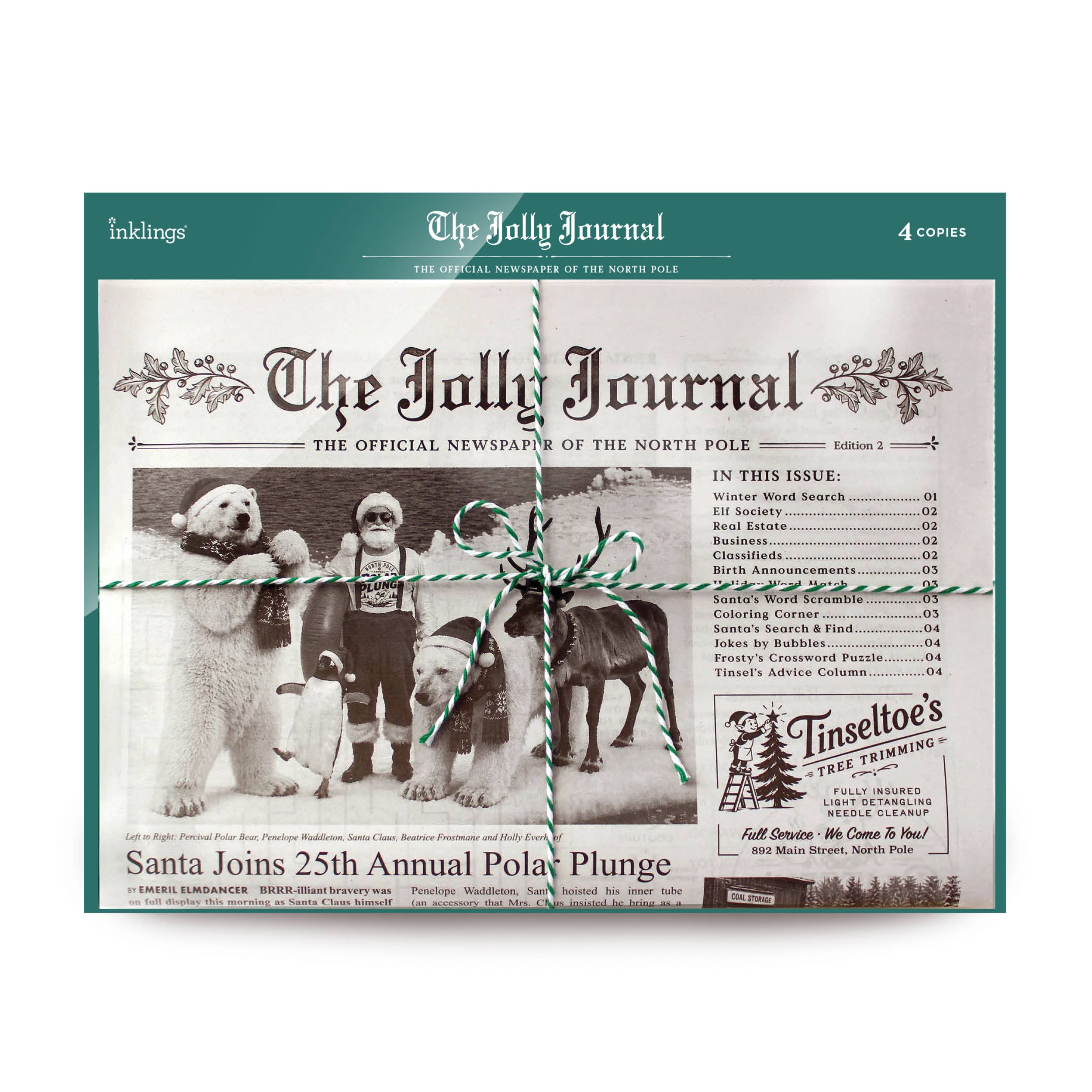 The Jolly Journal Ed.2 Newspaper Gift Wrap - DIGS