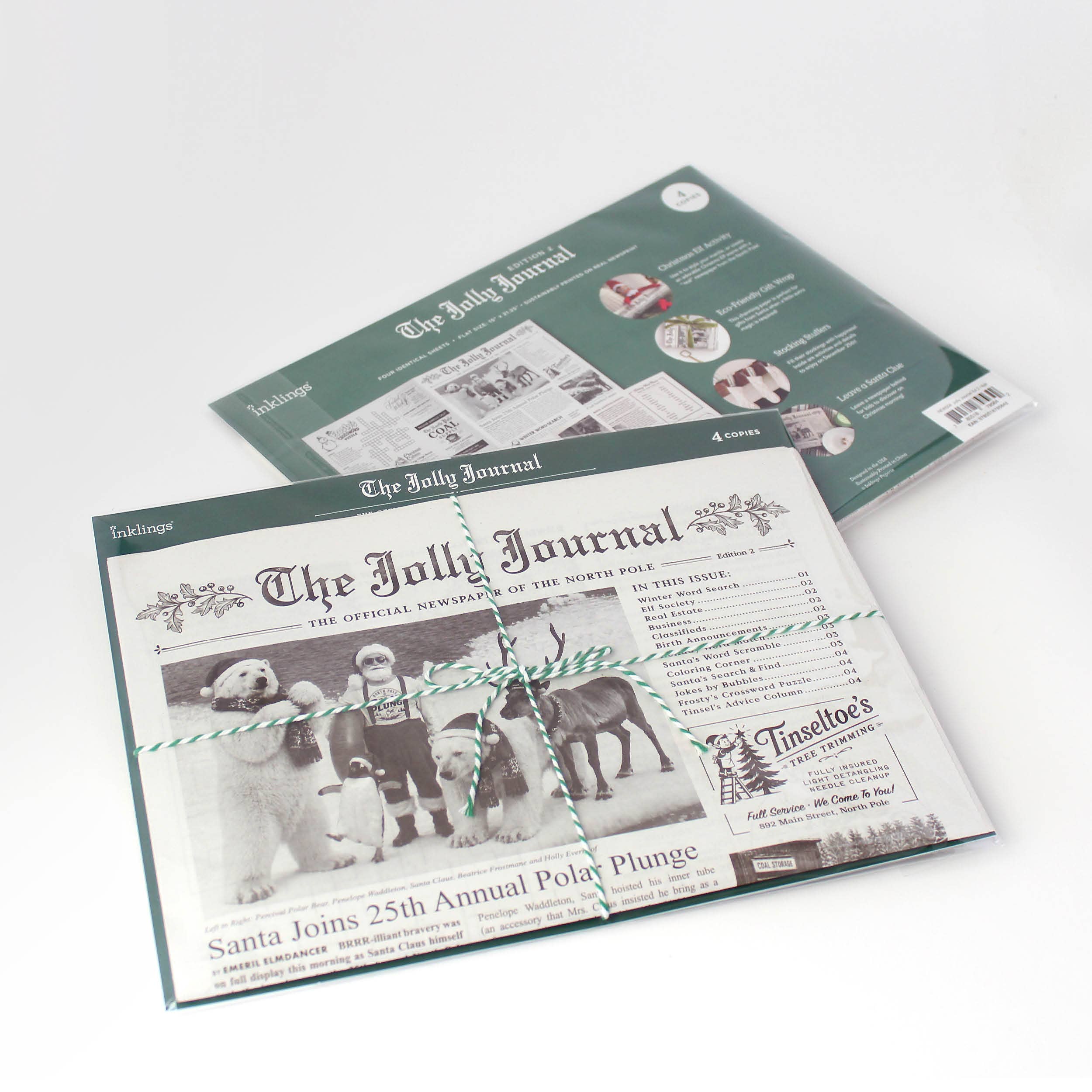 The Jolly Journal Ed.2 Newspaper Gift Wrap - DIGS