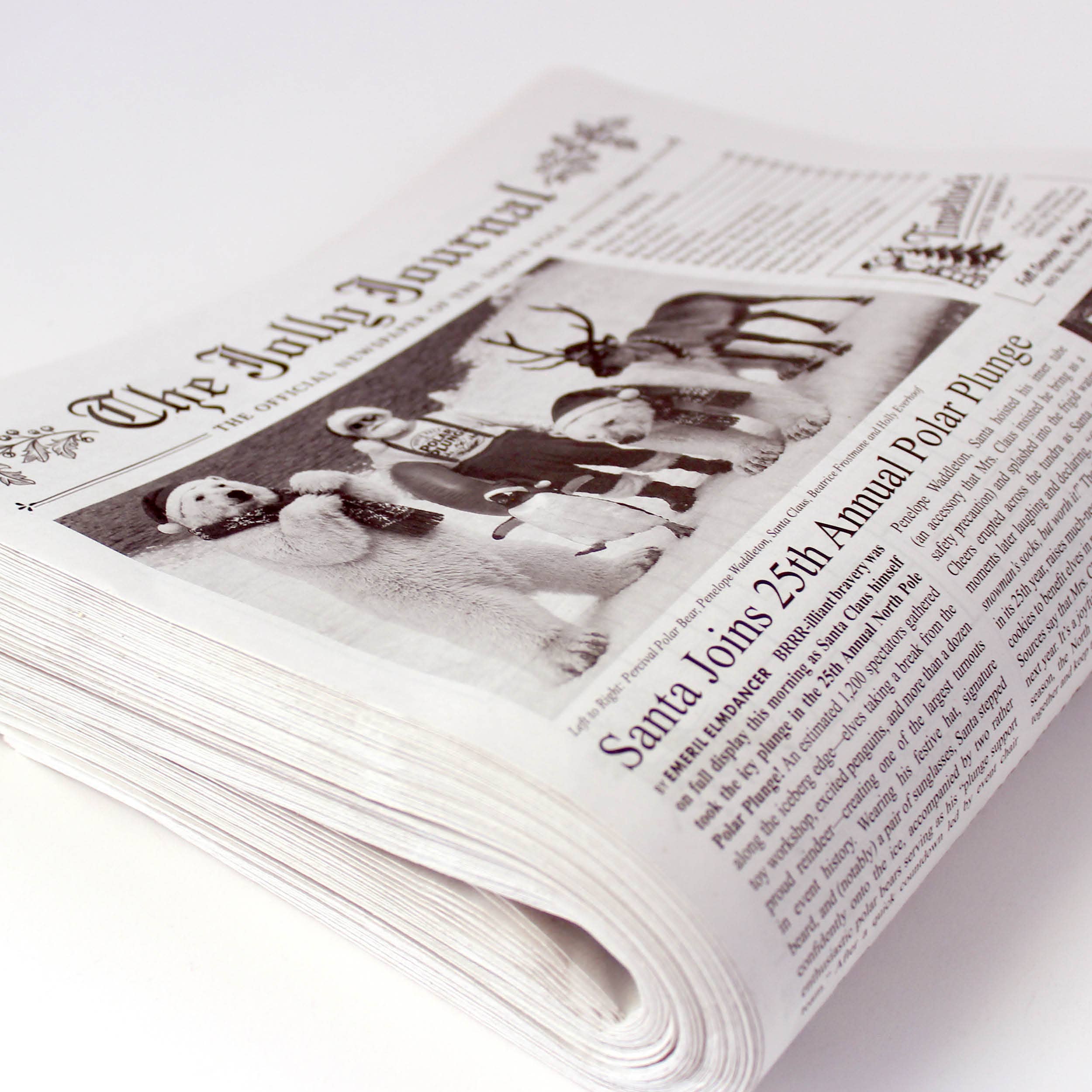 The Jolly Journal Ed.2 Newspaper Gift Wrap - DIGS