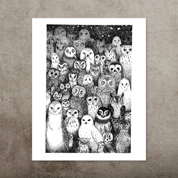 The Owls Are Not What They Seem Twin Peaks Print - DIGS