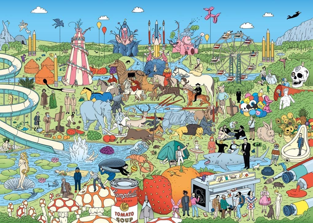 The Story of Iconic Artists: 500 Piece Puzzle - DIGS