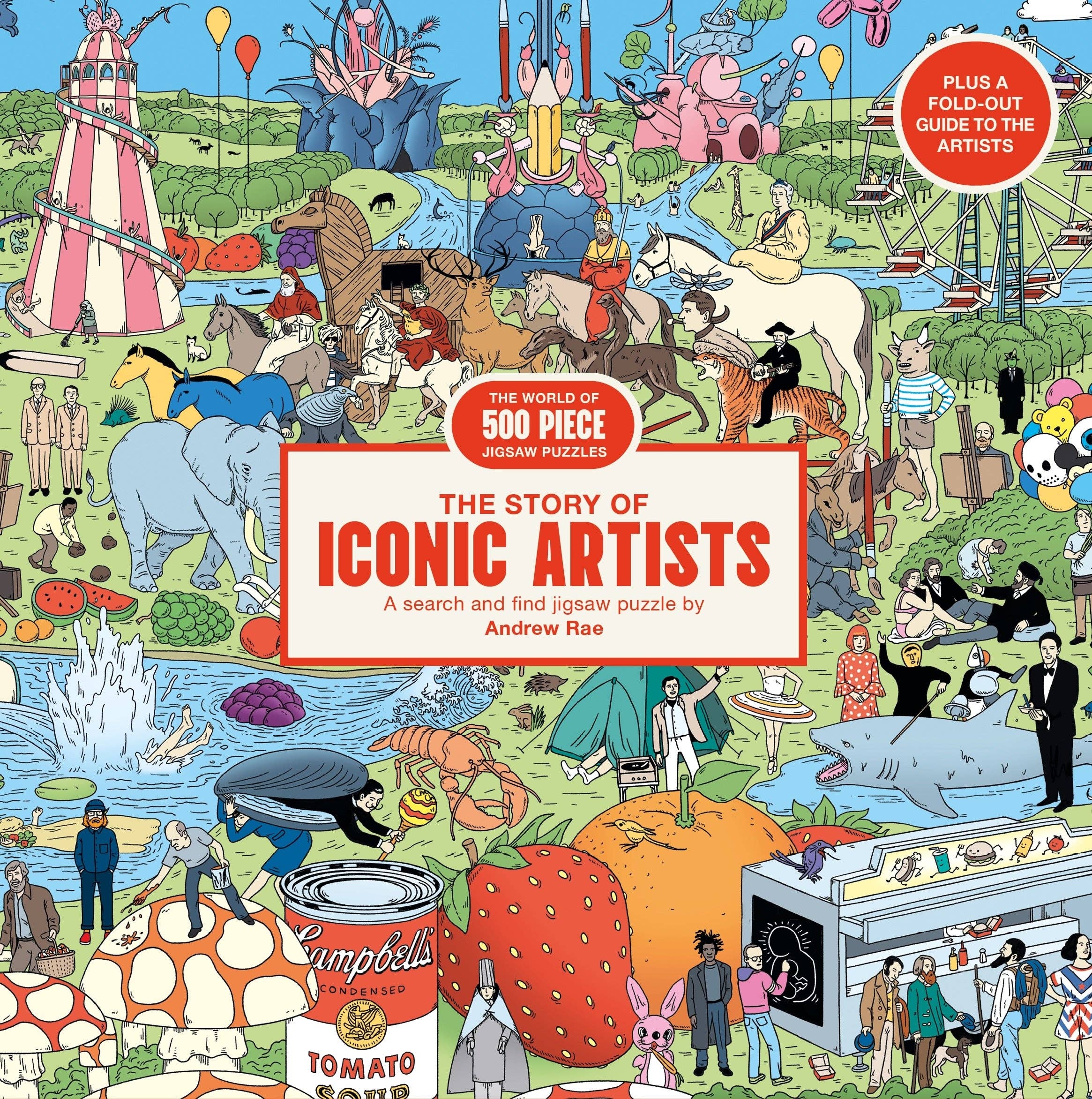 The Story of Iconic Artists: 500 Piece Puzzle - DIGS