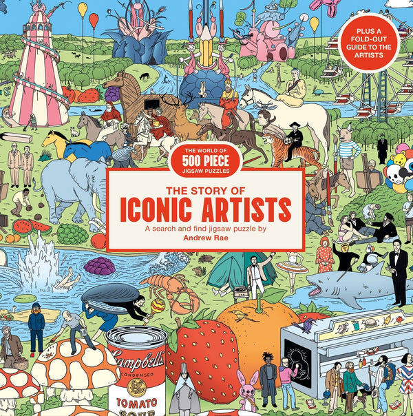The Story of Iconic Artists: 500 Piece Puzzle - DIGS
