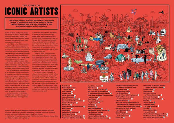 The Story of Iconic Artists: 500 Piece Puzzle - DIGS