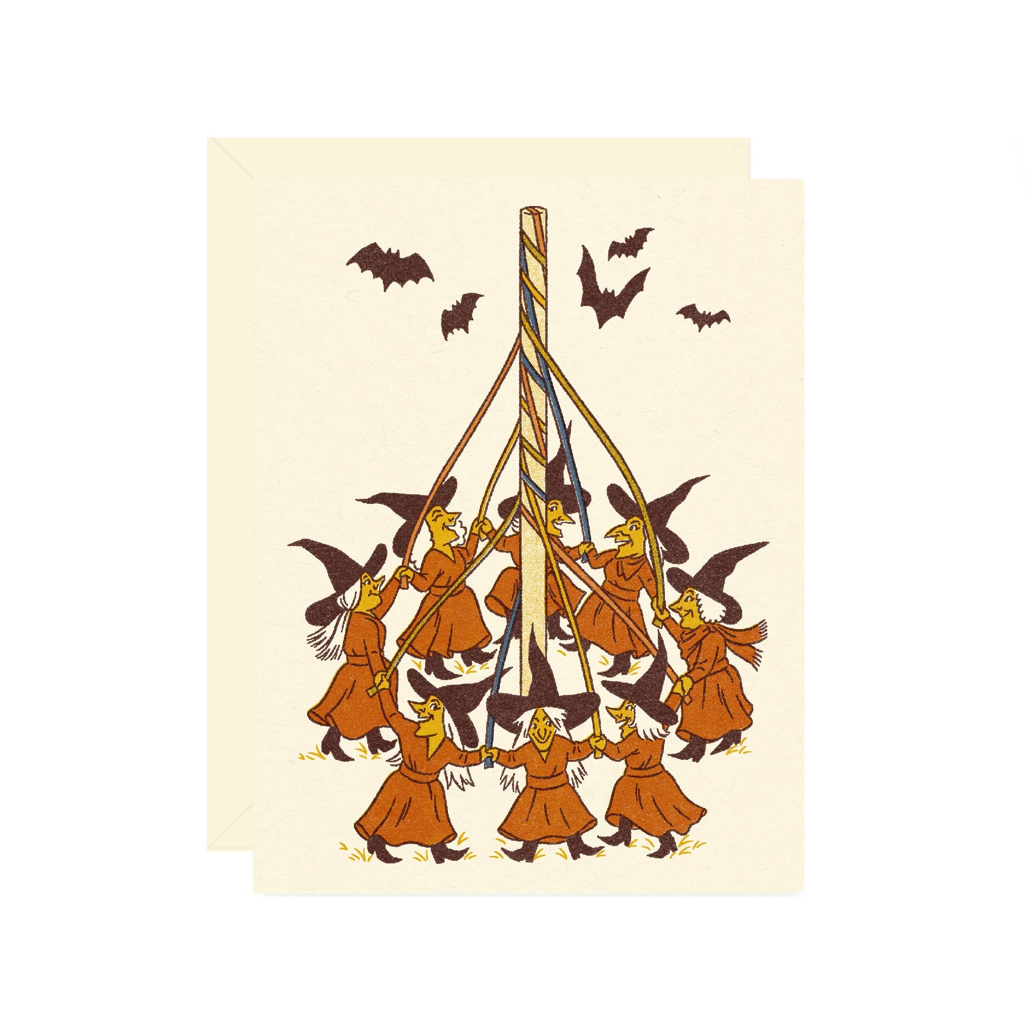 The Witch’s Party Halloween Card - DIGS