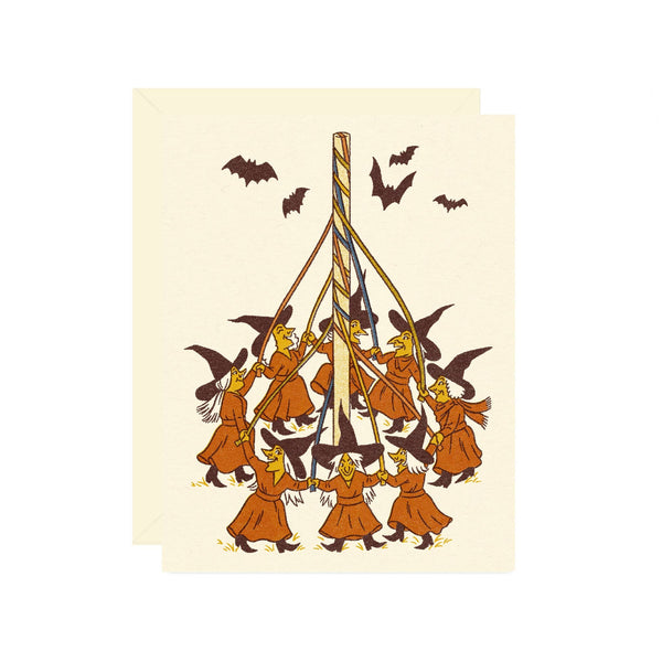 The Witch’s Party Halloween Card - DIGS