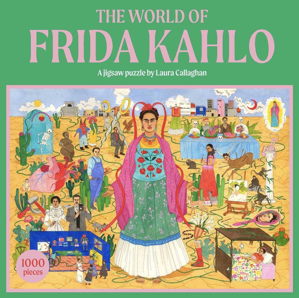 The World of Frida Kahlo 1000 Piece Puzzle - DIGS
