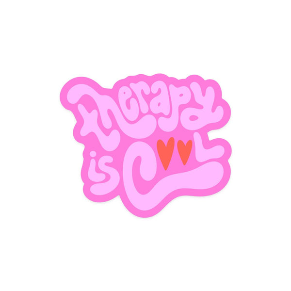 Therapy Is Cool Sticker - DIGS