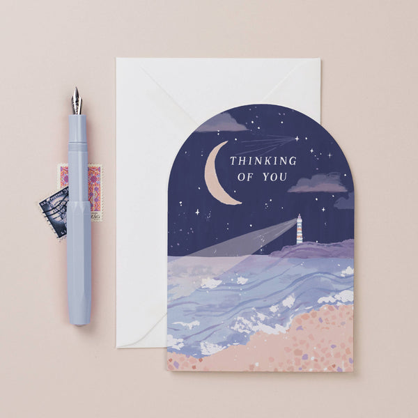 Thinking of You Lighthouse Card - DIGS