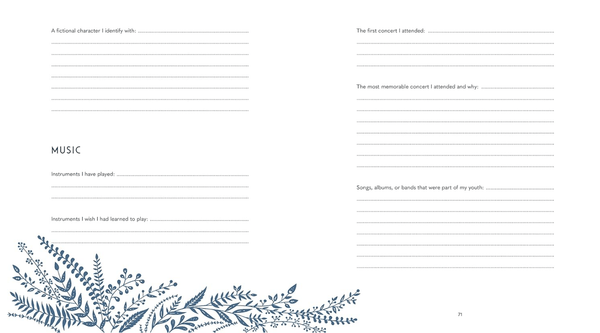 This Life of Mine: A Guided Keepsake Journal for My Family - DIGS