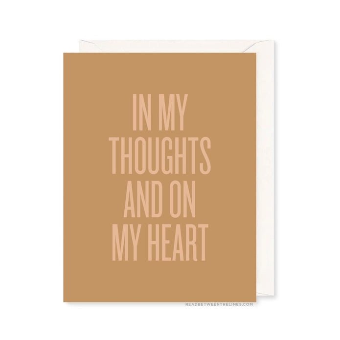 Thoughts & Heart Card - DIGS