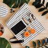 Ticking Stripe On - the - Go Roll Up Set - DIGS