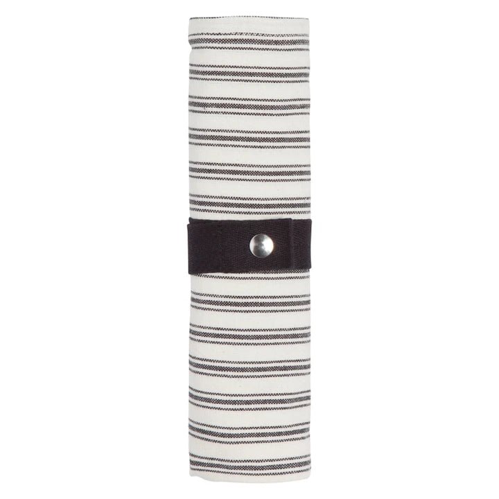 Ticking Stripe On - the - Go Roll Up Set - DIGS