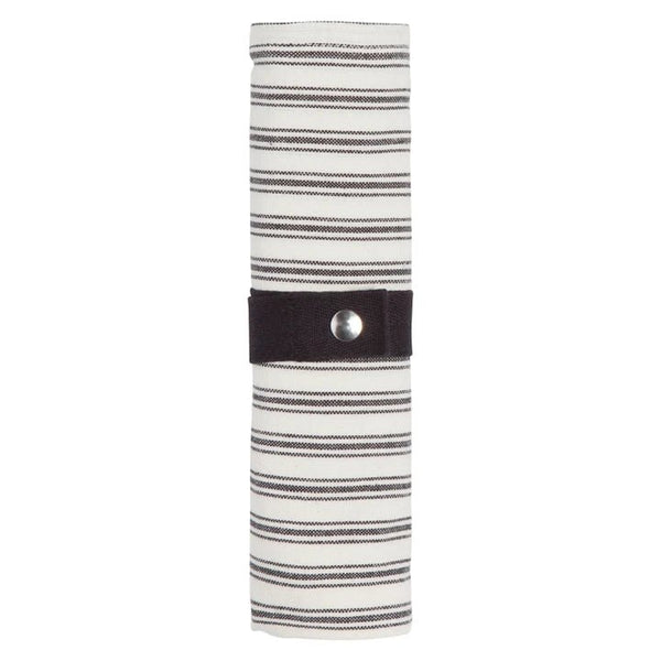 Ticking Stripe On - the - Go Roll Up Set - DIGS