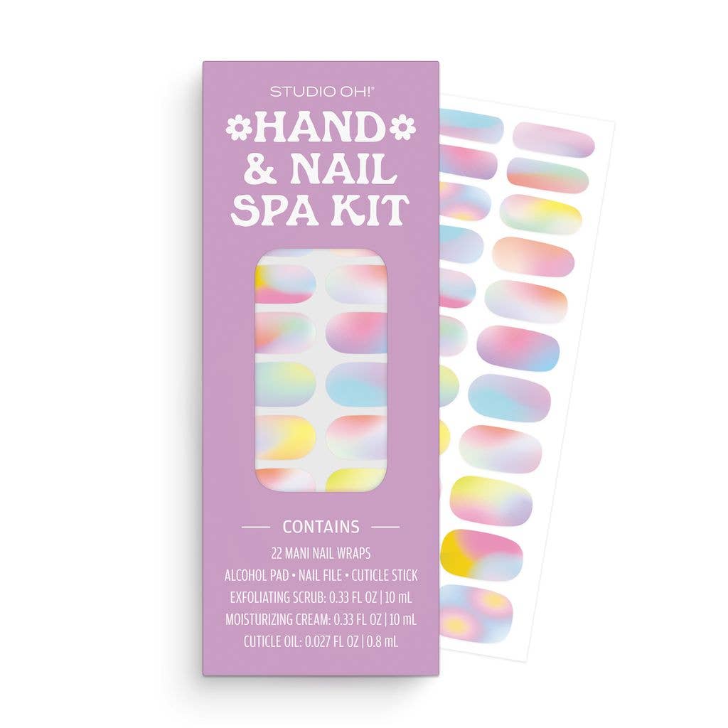 Tie-Dye Swirls Hand & Nail Spa Kit - DIGS