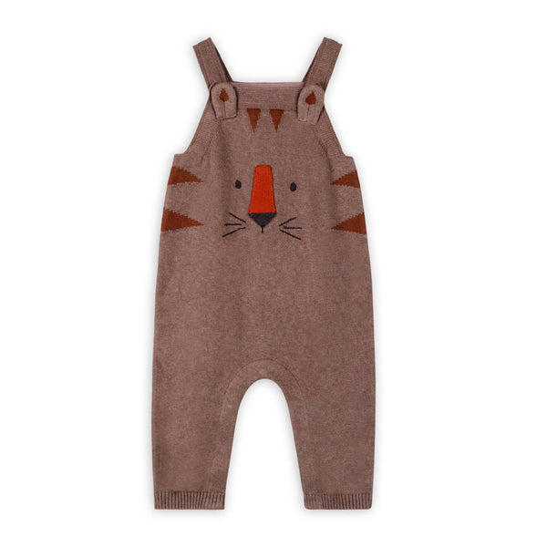 Tiger Knit Baby Overall Set - DIGS