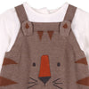 Tiger Knit Baby Overall Set - DIGS